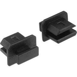 DELOCK 64026 - Dust cover, mini DisplayPort socket with handle, 10 pieces, blac