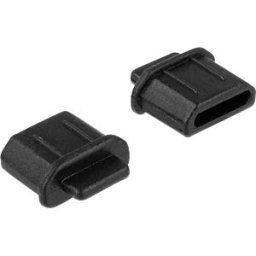 DELOCK 64031 - Dust cover, HDMI micro-D socket with handle, 10 pieces, black