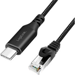LOGILINK CU0415 - Network adapter, cable, USB 3.2 type-C, Gigabit Ethernet, 7,5 m