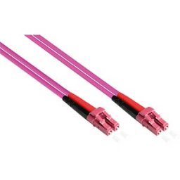 GOOD CONNECTIONS GC LW-803LC4 - Duplex Jumper OM4 50/125µ LC/LC, 3 m, violet