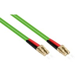 GOOD CONNECTIONS GC LW-8075LC5 - Duplex Jumper OM5 50/125µ LC/LC, LSZH, 7,5m, green