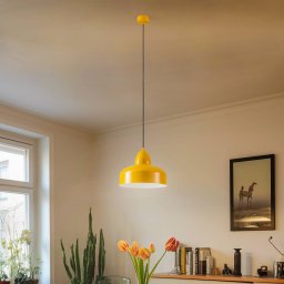 ALDEX Mille pendant light, 1-bulb, mustard yellow
