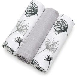 T-TOMI TETRA Cloth Diapers HIGH QUALITY cloth nappies Dandelions 70x70 cm 3 pc