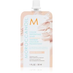 Moroccanoil Color Depositing Gentle Nourishing Mask without Permanent Color Pigments Rose Gold 30 ml