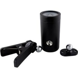 REV RITTER REV 2014100400 - LED clip light, battery-operated, 180 lm, with switch, black