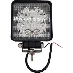 BERGER+SCHRÖTER BS 20346 - LED spotlight, blue, 9x 3 W, 2700 lm, 10 - 30 V DC