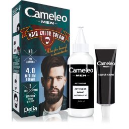 Delia Cosmetics Cameleo Men Hair Color shade 4.0 Medium Brown 30 ml