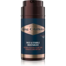 Gillette King C. Face & Stubble Moisturizer Moisturizing Face and Beard Cream M 100 ml