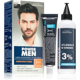 Joanna Power Men Hair Color M shade Black