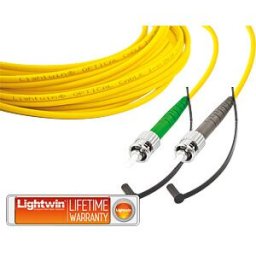LIGHTWIN LSP-09 ST-ST2 - Simplex fibre optic patch cable, SM OS2, ST - ST, 2.0 m