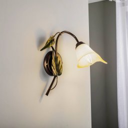 ONLI Miranda wall light, 1-bulb, bronze
