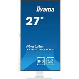 IIYAMA IIY XUB2797HSNW2 - 69-cm monitor, 1080p, speakers, USB dock, pivot