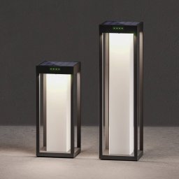 KLEWE RADIA MINI MOON LED solar lamp, anthracite, 35 cm, IP65