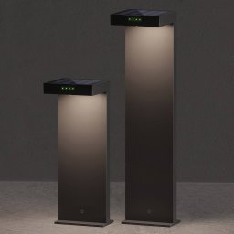 KLEWE LED solar lamp ALA GROUND MAXI, anthracite, 65 cm, IP65