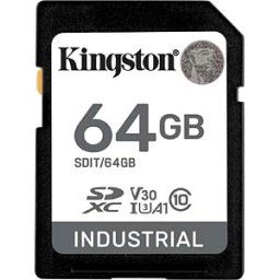 KINGSTON SDIT/64GB - SDXC memory card, 64 GB, industrial
