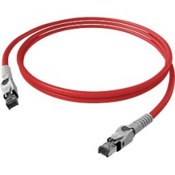 EASYLAN CP1ORMSMS0020 - Cat.6a patch cable, S/FTP, VarioBoot, red, 2 m