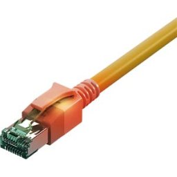 EASYLAN CS1OYADAD0020 - Cat.6a LED patch cable, DualBoot, S/FTP, yellow, 2 m