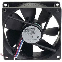 EBM-PAPST PAPST 3412 NG - Axial fan,12V DC, 92 x 92 x 25 mm, rpm: 2700