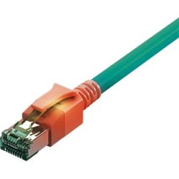 EASYLAN CS1OTADAD0020 - Cat.6a LED patch cable, DualBoot, S/FTP, turquoise, 2 m