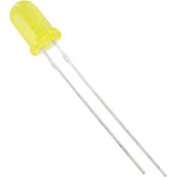 HUIYUAN OPTO-ELECTRONIC 5003Y1D-EHC-B - LED 5mm, wired, yellow, 350 mcd, 60°