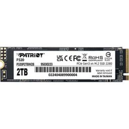 PATRIOT MEMORY P320P2TBM28 - Patriot P320 SSD 2 TB, M.2 2280