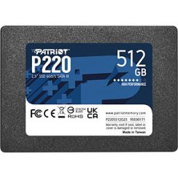 PATRIOT MEMORY P220S512G25 - Patriot P220 2.5'' SSD, 512 GB