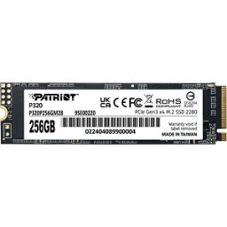PATRIOT MEMORY P320P256GM28 - Patriot P320 SSD 256 GB, M.2 2280