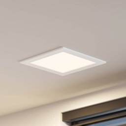 Prios LED recessed light Helina, white, 22 cm, 18 W, dimmable