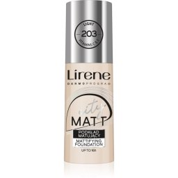 Lirene City Matt Mattifying Liquid Foundation with smoothing effect shade 203 Light 30 ml