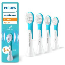 Philips Sonicare For Kids Mini 3+ HX6034/90 Replacement Heads For Toothbrush for children 4 pc