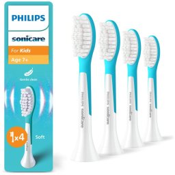Philips Sonicare For Kids 7+ Standard HX6044/90 Replacement Heads For Toothbrush for children 4 pc