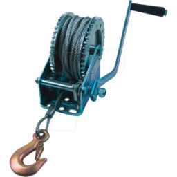 BERGER+SCHRÖTER BS 60001 - Manual cable winch, universal, 800 kg