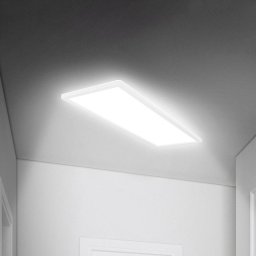 Briloner LED panel Move, sensor, 58 x 20 cm, IP44, plastic, white