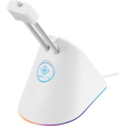 DELTACO GAMING DTG GAM-044RGB-W - Mouse Bungee, gaming, RGB, white