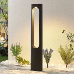 Lucande LED path light Fenti, 90 cm, anthracite, aluminium