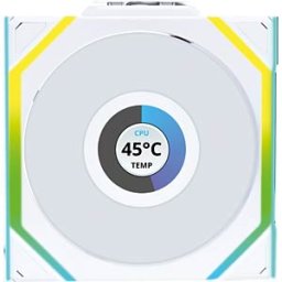 LIAN 12RSLLCD1WW - Lian Li Wireless LCD fan, ARGB, PWM, Reverse, 120 mm, white