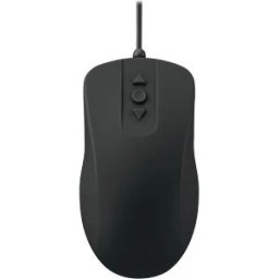 CONTOUR AK-PMH12OBUSB - Mouse, USB, IP68, disinfectable, push buttons, black