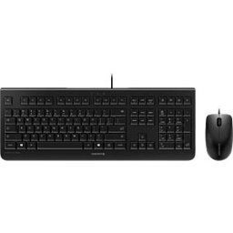 CHERRY JD-0800GB - Keyboard/mouse combination, USB, black, layout: UK