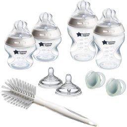 Tommee Tippee Natural Start Anti-Colic set for babies self-sterilising 0 m+ White