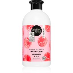 Organic Shop Organic Raspberry & Acai Vitamin Bath Foam 500 ml