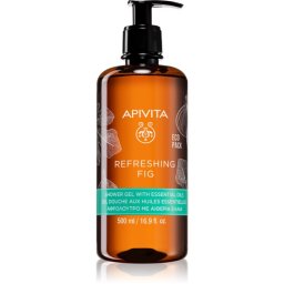 Apivita Refreshing Fig Shower Gel Refreshing Shower Gel with essential oils 500 ml