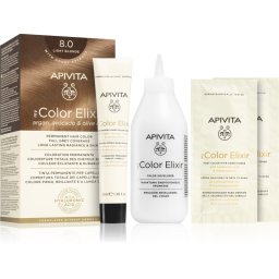 Apivita My Color Elixir Hair Color ammonia-free shade 8.0 Light Blonde 1 pc