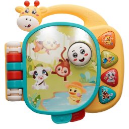 Bo Jungle Musical Giraffe Booklet musical toy 12m+ 1 pc