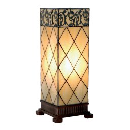 Clayre&Eef Table lamp Diamond, Tiffany-style 45 cm