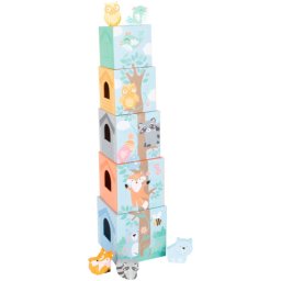 Small foot Stacking Tower Pastel Animals stackable tower 12m+ 10 pc