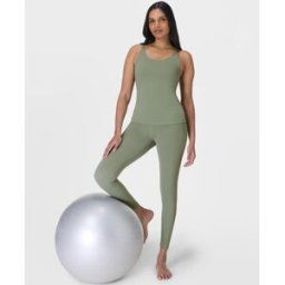 Sweaty Betty Ultimate Studio Leggings Willow Green womens