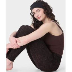 Sweaty Betty Ultimate Studio Leggings Brown Panther Print womens