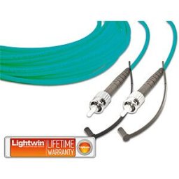 LIGHTWIN LSP-50 ST-ST2OM3 - Simplex fibre optic patch cable, MM OM3, ST - ST, 2.0 m
