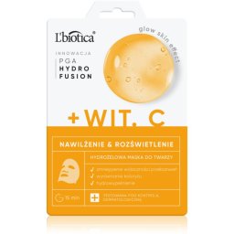 L’biotica PGA Hydro Fusion + Vitamin C Intensive Hydrogel Mask with a brightening effect 1 pc