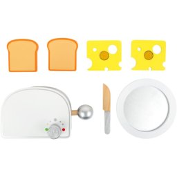Small foot Wooden Toaster Breakfast toy set wooden 3y+ 7 pc